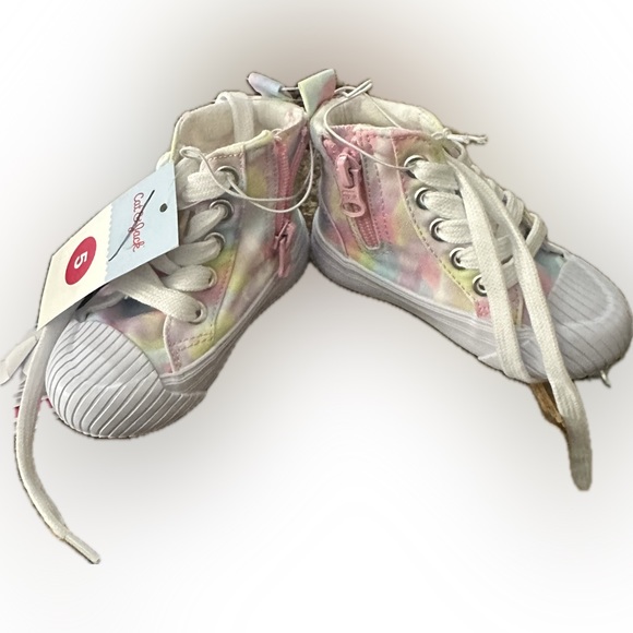 Toddler/ little Girls' Shane Tie-Dye Lace-Up Zipper Sneakers - Cat & Jack - Picture 2 of 5